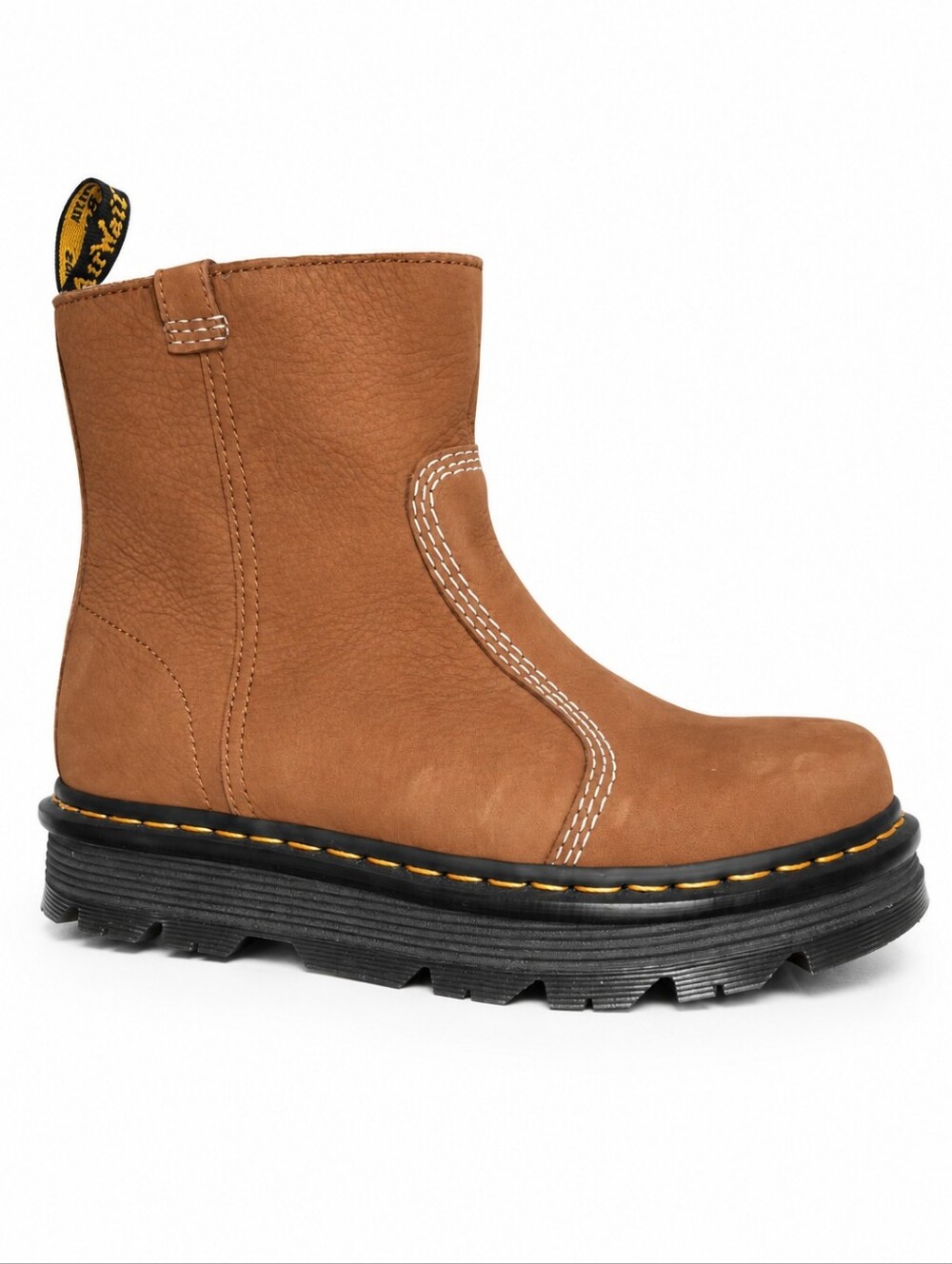 Dr. Martens Zebzag Rigger Boots Desert Brown Women's Size 10 NEW